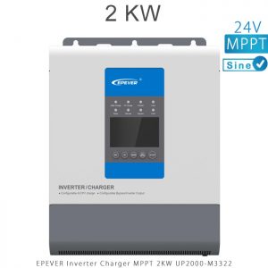 اینورتر شارژر 2KW و 24V سری MPPT تمام سینوسی مدل UP2000-M3322 برند EPEVER